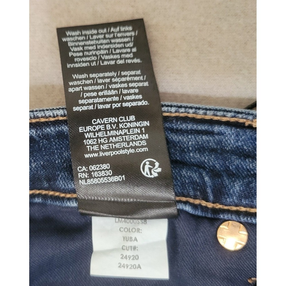 Liverpool Los Angeles Eco Lucy Bootcut Jeans Yuba Blue Wash Flare Size 8/29 - Picture 7 of 11